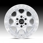 Black Rhino Venture Beadlock Machined Silver Custom Truck Wheels 3